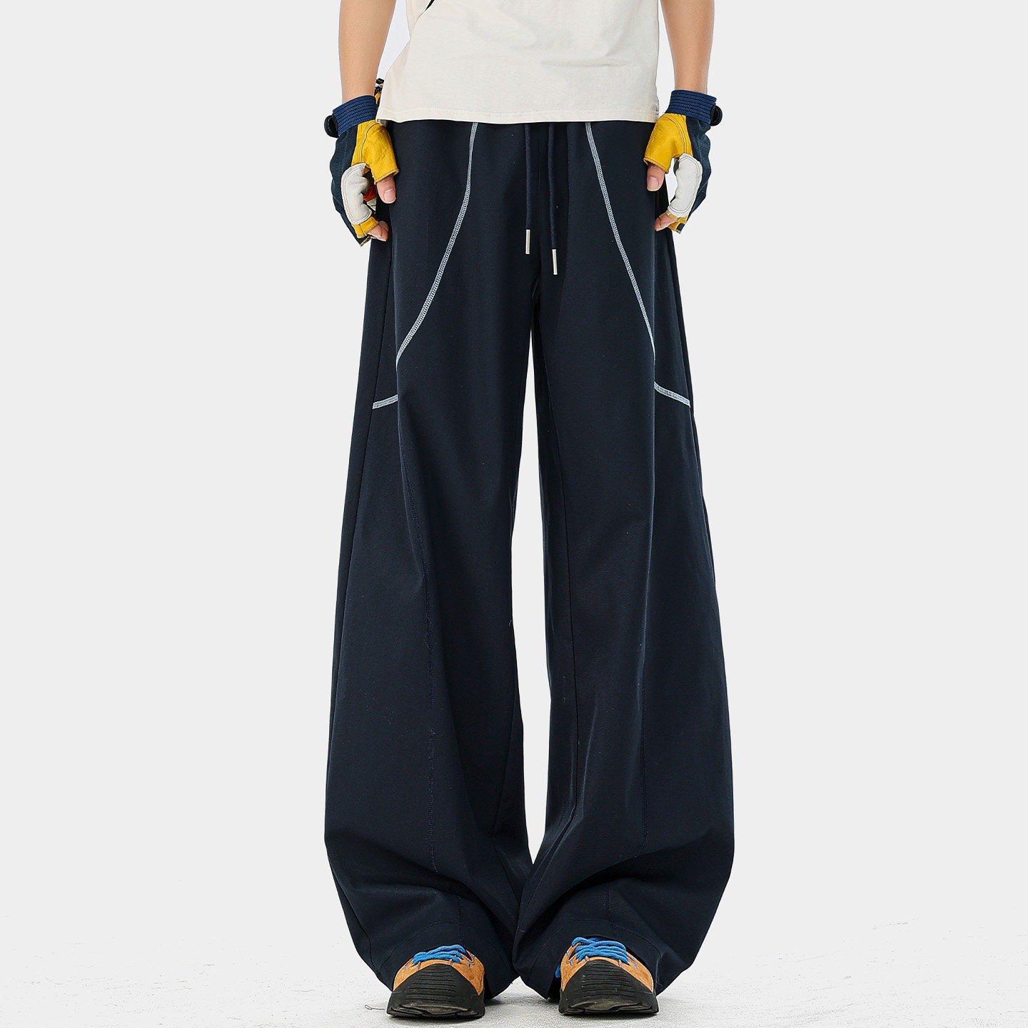 Casual Pants for Men,Trendy Brand Versatile Straight Leg Loose Outdoor Hiking Trousers eprolo