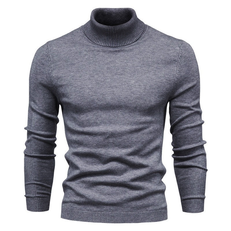 Slim fit high neck casual knitted sweater eprolo