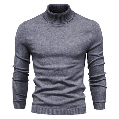 Slim fit high neck casual knitted sweater eprolo