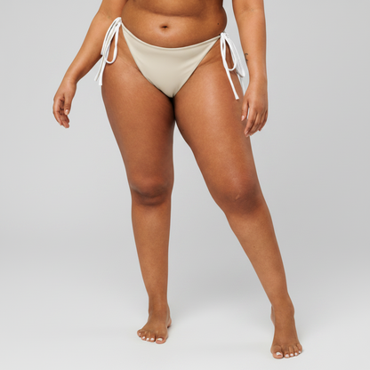All-Over Print Recycled String Bikini Bottom NORÐR Clothing