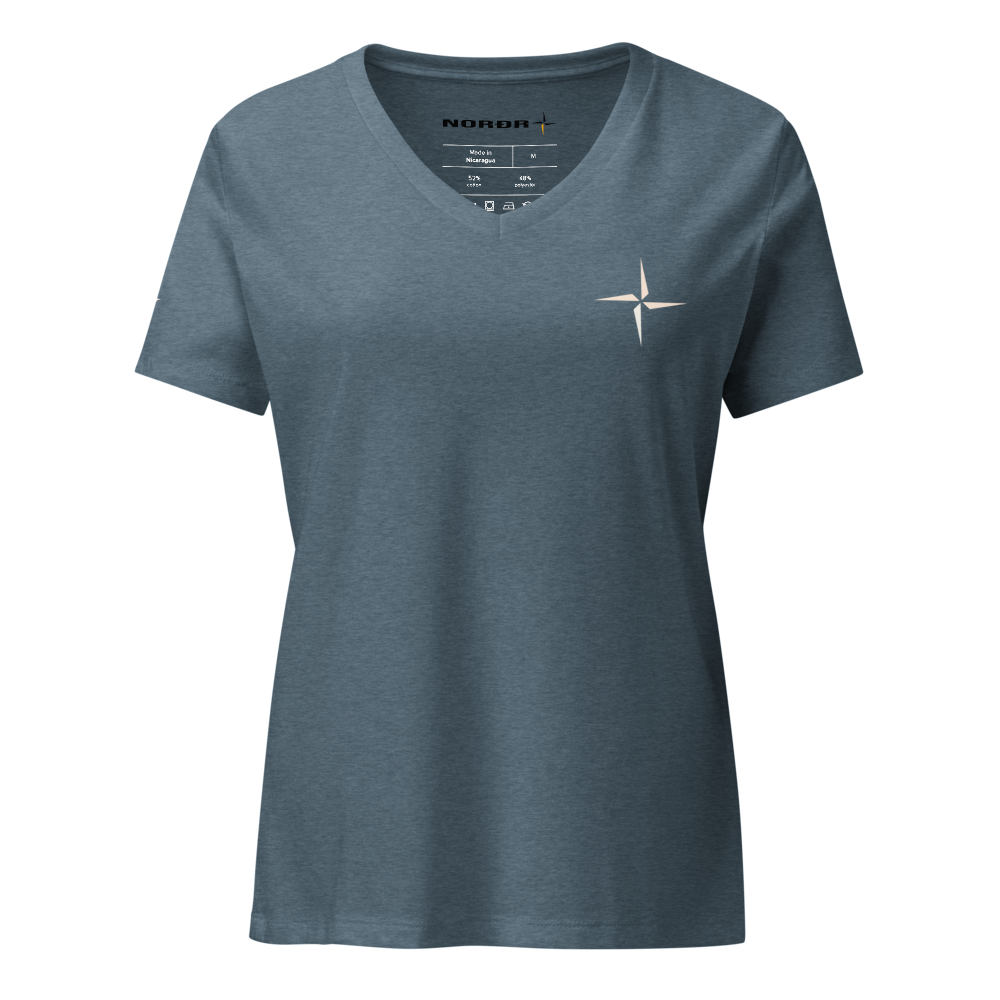 Damen V-Neck T-Shirt im Relax-Schnitt | Bella Canvas 6405CVC NORÐR Clothing