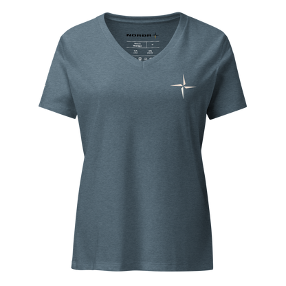 Damen V-Neck T-Shirt im Relax-Schnitt | Bella Canvas 6405CVC NORÐR Clothing