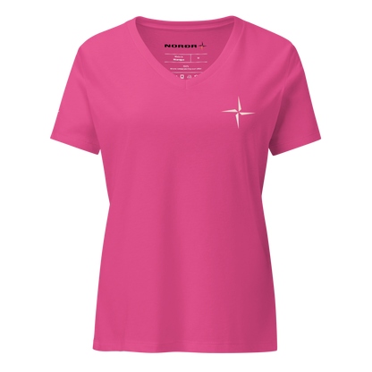 Damen V-Neck T-Shirt im Relax-Schnitt | Bella Canvas 6405CVC NORÐR Clothing