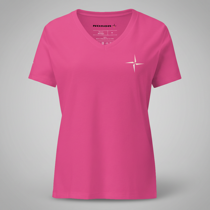 Damen V-Neck T-Shirt im Relax-Schnitt | Bella Canvas 6405CVC NORÐR Clothing