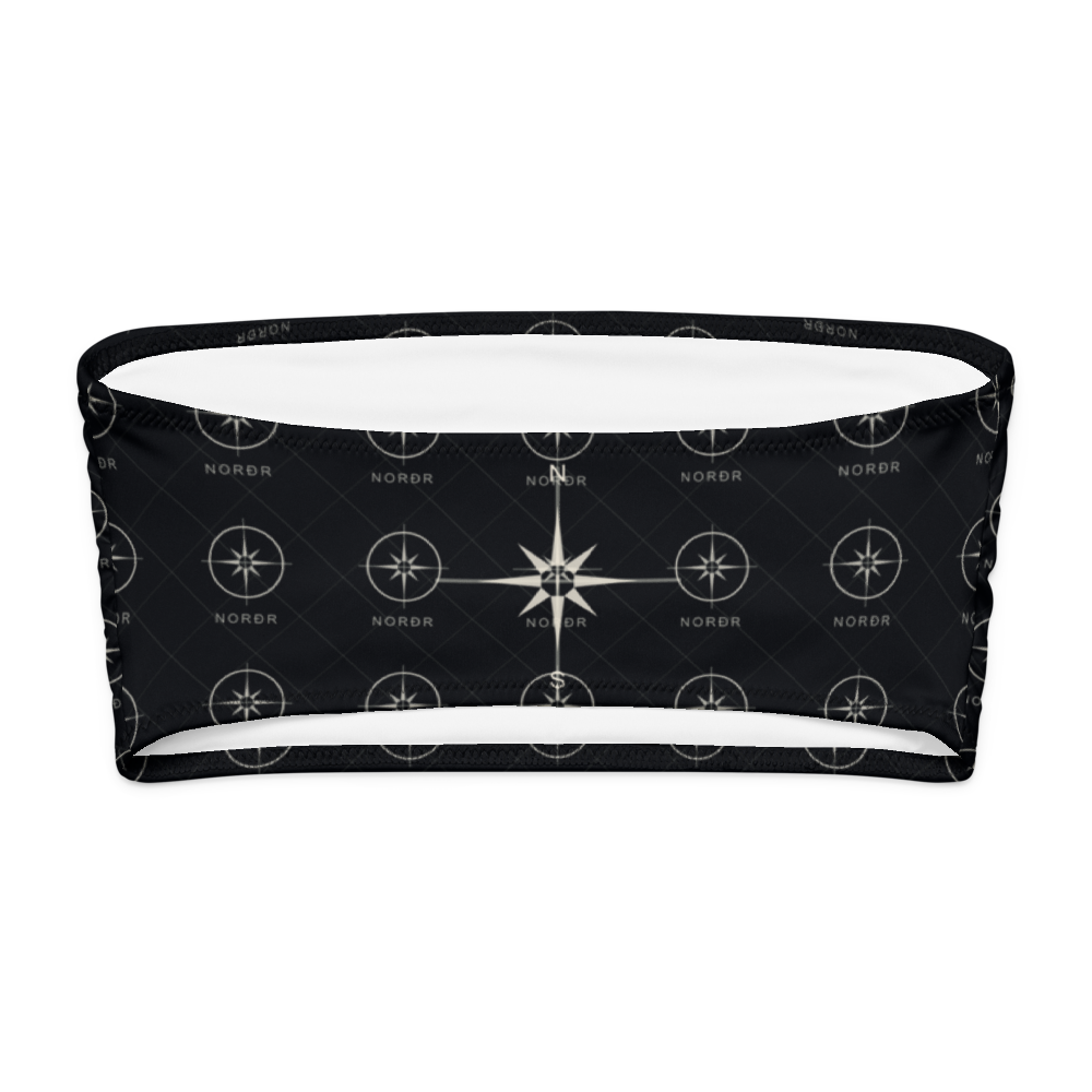Recyceltes Bandeau-Bikinioberteil mit Allover-Print NORÐR Clothing