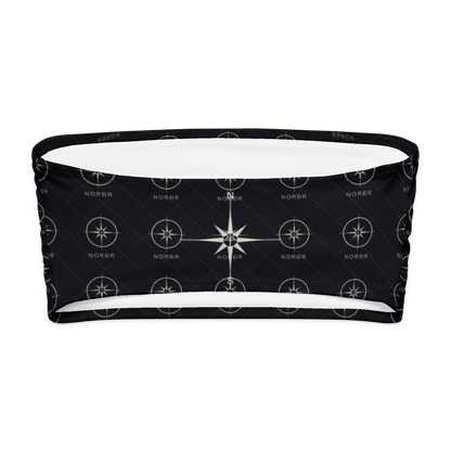 Recyceltes Bandeau-Bikinioberteil mit Allover-Print NORÐR Clothing