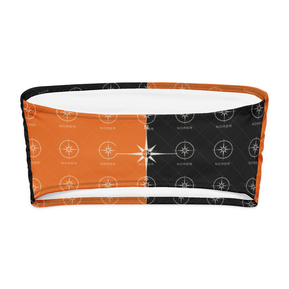 All-Over Print Recyceltes Bandeau Bikini-Top NORÐR Clothing