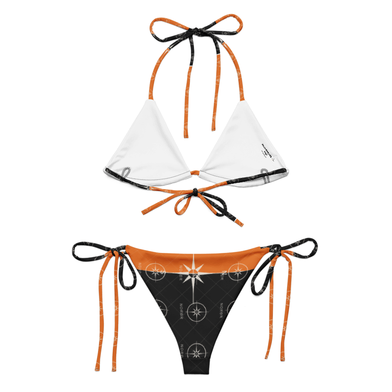 String Bikini mit All-Over-Druck NORÐR Clothing
