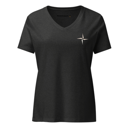 Damen V-Neck T-Shirt im Relax-Schnitt | Bella Canvas 6405CVC NORÐR Clothing
