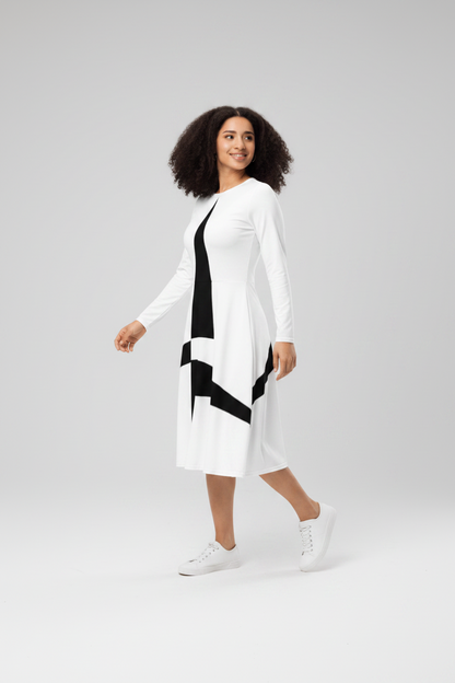 Long Sleeve Midi Dress NORÐR Clothing