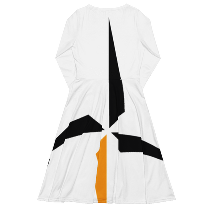 Long Sleeve Midi Dress NORÐR Clothing