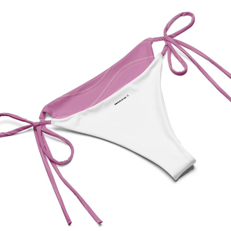 SUÐR '26 String-Bikini-Set – Wellen Altrosa NORÐR Clothing