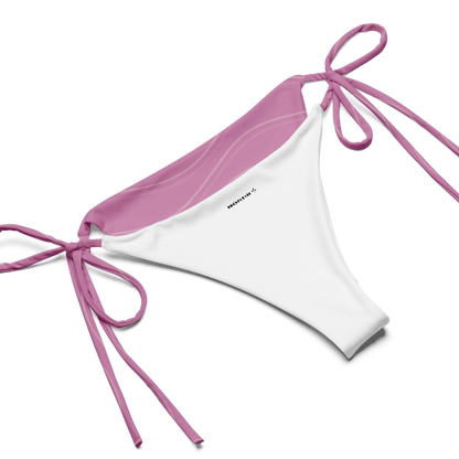 SUÐR '26 String-Bikini-Set – Wellen Altrosa NORÐR Clothing