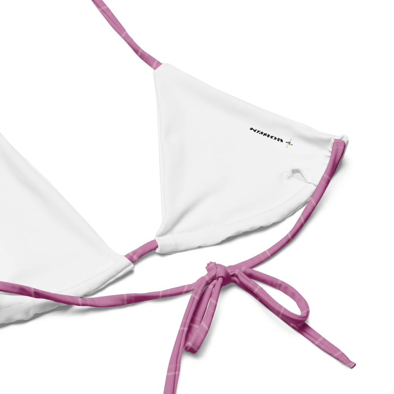 SUÐR '26 String-Bikini-Set – Wellen Altrosa NORÐR Clothing